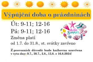 Prázdninová výpůjční doba 1