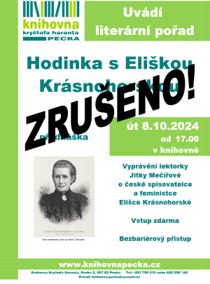 HODINKA S ELIŠKOU KRÁSNOHORSKOU ZRUŠENA! 1