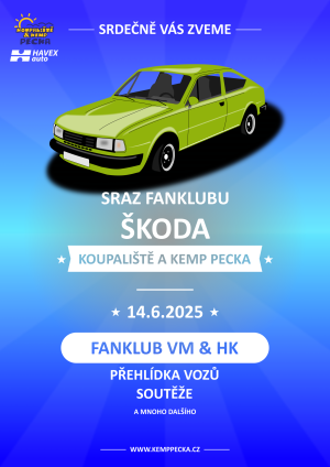 Sraz fanklubu Škoda Vysoké mýto a Hradec Králové